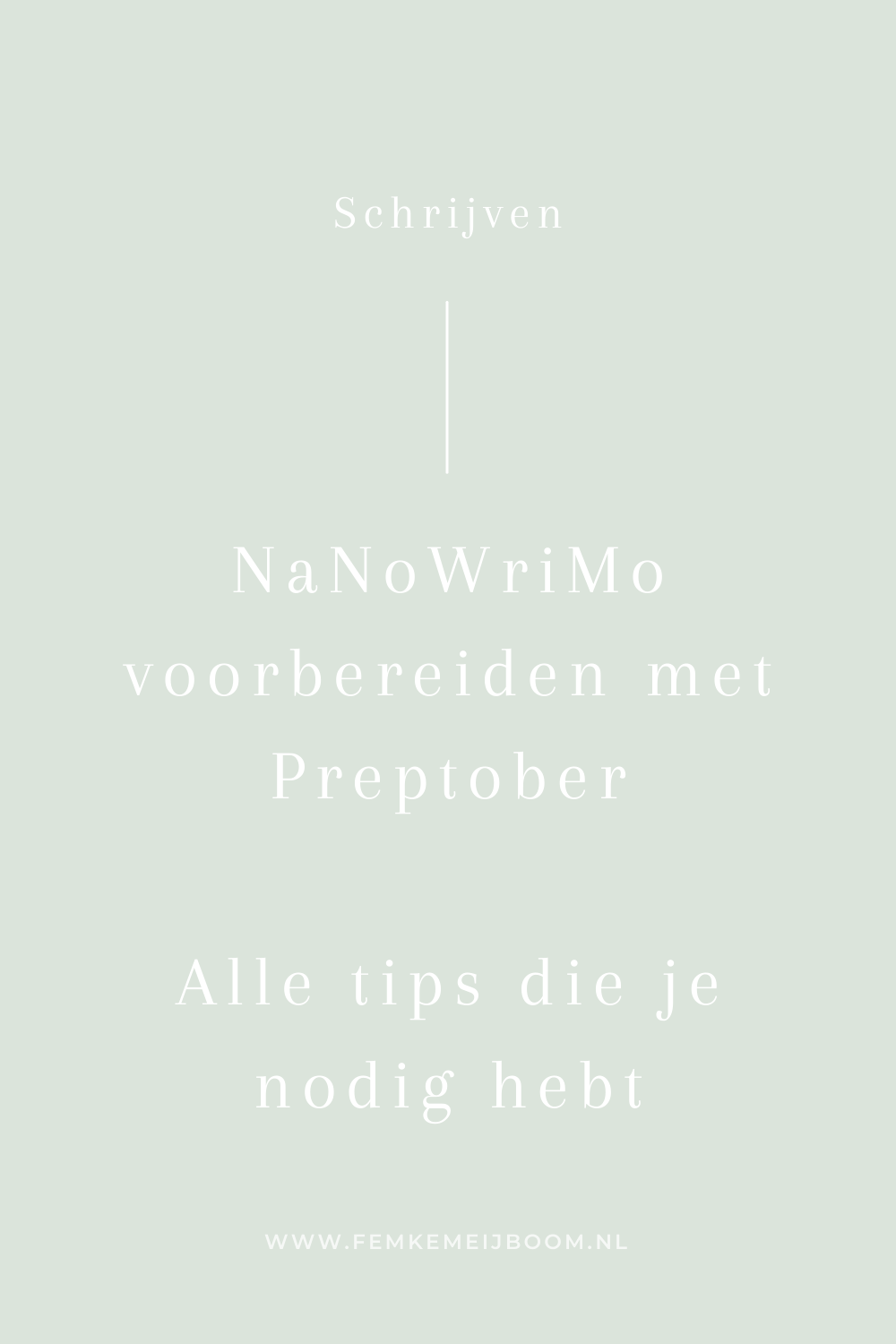 NaNoWriMo voorbereiden met Preptober, alle tips die je nodig hebt